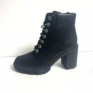 Timberland Womens Allington Heights 6 Inch Lace Boot Black Size 8 M